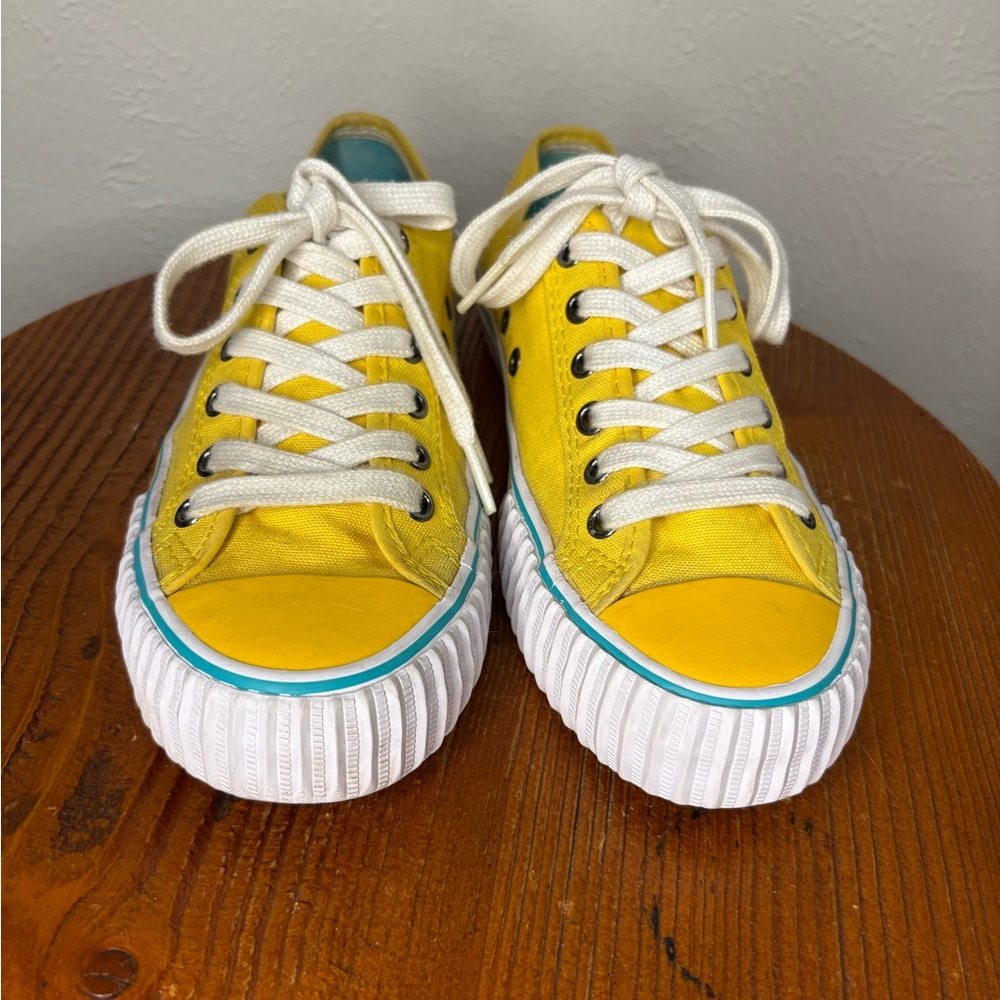 P.F. Flyers Yellow Sneakers View 2